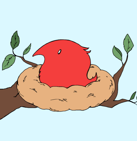 JournalLing wug in nest.